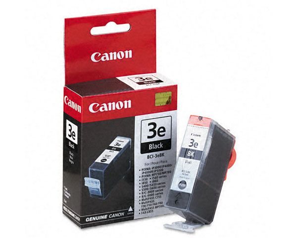 Canon BCI-3e Black Ink Cartridge, Compatible