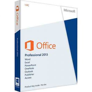 Microsoft Office Professional 2013 English Medialess 